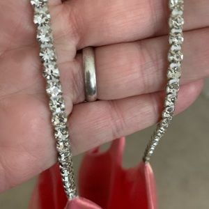 Prom dress by Niki Livas! Rhinestone straps size 4